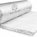 3-in-1 Acoustic Premium Floor Underlayment - 200 sqft Roll - 3mm Thick EPE with Silver Foil Vapor Barrier with Tape - Moisture Barrier, Thermal Insulation, Sound Insulation (Silver Protect)