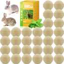 36 Pack Natural Rabbit Repellent Outdoor, Peppermint Oil Rabbit Repellent Wild Rabbits Deterrent for Plant Patio Garden Outdoor Farm, Pet and Human Safe