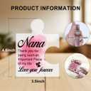 Gifts for Nana Grandma Birthday Christmas Mothers Day, Nana Gifts Acrylic Puzzle Plaque Decorative Gift Idea from Grandkids Granddaughter Grandson