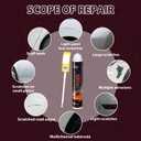 3 x Pure White Touch Up Paint for Cars, Auto Pure White Car Paint Touch Up Pen, Two-In-One Car Scratch Repair Pen, Quick & Easy Solution to Repair Minor Automotive Scratches Touch Up Paint Pen 12ML(White)