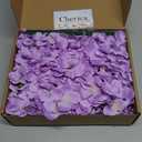 Hydrangea Artificial Flowers, 20 Pcs Purple Hydrangea Artificial Flowers Bulk, Faux Hydrangea Flowers for Outdoor, Fake Silk Hydrangea Flowers with Stems for Wedding Decoration Decor