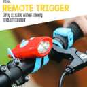 Hornit Mini Bike & Scooter Horn with Kids Headlight (Green/Blue)