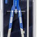 Staedtler Comfort 4 Pc Metal 6" Quick Setting Compass Set, 552 02