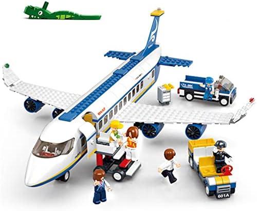 ENHANA Building Blocks City Airplane Station Toy for 6-12 Years Old Boys,City Airport Building Kits Kids Toys STEM Learning Building Bricks Helicoper Birthday Gift for 6-12 Children (463 Pieces)