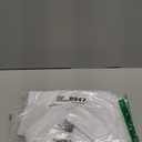 Mens Short Sleeve Solid Color Dress Shirts (3X-Large, White)