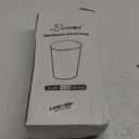 Lamosi 100 Count 12 oz Kraft Paper Cups, Disposable Hot/Cold Paper Coffee Cups, 12 Ounce Beverages Cups, Water Cups for Party Picnic Travel and Events