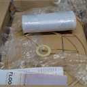 62.5" Wood Floor Lamp for Living Room Gold with Foot Switch Arc Standing Tall Lamps for Bedroom Mid Century Modern Corner Floor Lamps for Office Nursery Industrial Reading Light Room Lamp