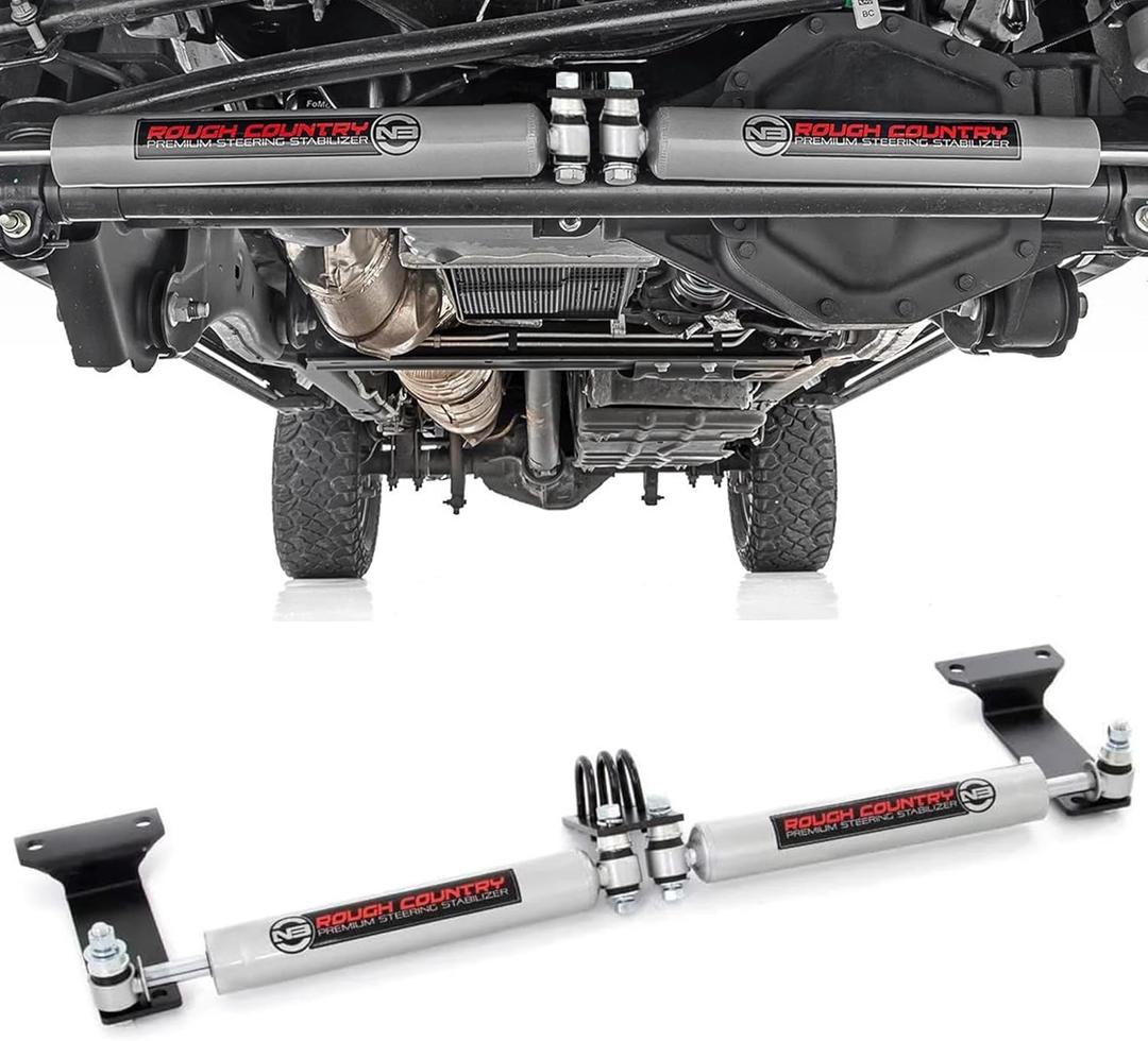 Rough Country N3 Dual Steering Stabilizer for 1999-2004 Super Duty 4WD - 8749030