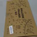 TEKXYZ Gold Balloon Stand Set of 2, 1 to 5.25 Ft Adjustable Metal Balloon Column for both Floor Stand and Table Centerpieces