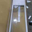 Ideal Pet Products Aluminum Pet Patio Door, Adjustable Height 77-5/8" to 80-3/8", 15" x 20" Flap Size, White
