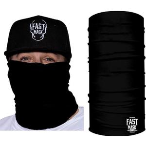 2 x Tubular Bandanas With Face Shielding Protection Unisex - Camo (Black)