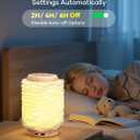 2 x Night Light, Table Bedside Lamp for Kids, Dimmable Touch Lamp with 8 Brightness Levels and RGB Modes, Timer & Memory Function, Portable LED Night Light for Bedroom, Baby Nursery, Living Room, Outdoor