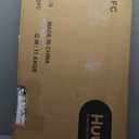 Huuger L Shaped Office Desk with Power Outlets, 47 Inch Computer Desk with 3 Drawers, Shelves, for Gaming, Corner Work, Home Office, Study, Rustic Brown