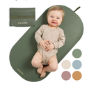 Beautiful Baby Diaper Changing Mat Made of Vegan Leather - Soft and Easy to Wipe Changing Pad for Travel or at Home Use - Lightweight and Foldable Mat That Perfectly Fits Into Any Diaper Bag