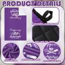 Sratte 6 Pcs Kitchen Decor Accessories Set Farmhouse Towels Pot Holders Oven Mitts Set 2 Dish Towels 2 Potholders 2 Cooking Mittens Oven Glove for Christmas Baking Cooking (Purple,Kitchen)