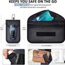 Samfolk Faraday Box with Faraday Bags for Car Keys, Car Key Signal Blocking Box, Keyless Entry Car Key Safe Protector Anti-Theft Shielding Cage