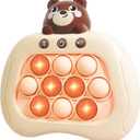 Intoypad Pop The Target! Handheld Speed Push Game Machine: A Fun Multiplayer Game for Family. Sensory Fidget Toy Christmas Toys Gifts for 6 7 8 9 10 11 12 Years Old Kids Road Trip Car Games Kids Bear