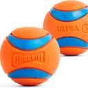 Chuckit! Ultra Ball Dog Toy, Balls for Dogs to Fetch, Durable Rubber, Small 2-inch, Pack of 2