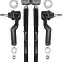NewYall Inner and Outer Front Left Right Steering Tie Rod End Set For Ford C-Max Escape 2013-2018 Focus 2012-2018 Transit Connect 2014-2018