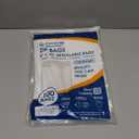 Spartan Industrial - 8" X 10" (100 Count) 2 Mil Clear Reclosable Zip Plastic Poly Bags with Resealable Lock Seal Zipper