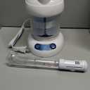 Kingsteam Facial Steamer - Ozone Steamer with Extendable Arm - Professional Nano Ionic Facial Steamer for Deep Cleaning - Portable for Personal Care Use at Home or Salon (White)