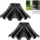 2PCS Gutter Downspout Diverter, Gutter Downspout Extensions for Rainwater Dispersal, Rain Gutter Disperser Fit for 3"x 4" and 3" x 2" Downspout