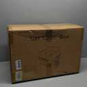 2 Pack Stainless Steel Cat Litter Box with Lid, XL Extra Large Metal Box for Big Cats, 24" L x 16" W x 12" H, Enclosed Litter Box High Sided, Non-Sticky, Include Litter Scoop (Dark Gray & Light Gray)