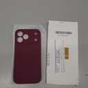 Miracase Magnetic for iPhone 17 Pro Max Case, Compatible with MagSafe, Integrated Silicone Camera Control Cover, 3.0mm Thicken Shockproof Drop Protection Phone Case for 17 ProMax, Wine Red