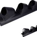 Universal Black 2" 52mm Triple 3 Hole Pillar Gauge Pod Holder