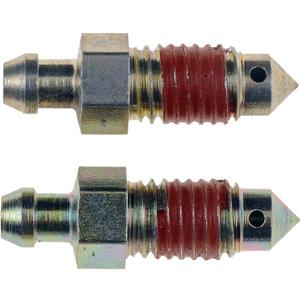 Dorman 12702 Brake Bleeder Screws - Quick Bleeders - M10-1.5 X 33 mm Compatible with Select Models, 2 Pack