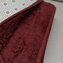 Pettop 5x7 ft Burgundy Red Area Rugs for Bedroom Living Room, Washable Memory Foam Indoor Carpet, Modern Aesthetic Minimalist Non Slip Soft Comfy Carpet for Boys Girls Dorm Home Decor