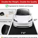 Heavy-Duty Garage Floor Mat 17' x 7'4" - Waterproof Garage Flooring for Cars & SUVs, Durable Garage Mats for Floor, Oil Spill Resistant Garage Pad, Under Car Mat, Garage Rug for Floor, Oil Change Mats