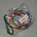 DO3D 15 Bright Colors 1.75mm 3D Pen Silk PLA Filament Refill, Each Color 4m, Total 60m 3D Printer Silk PLA Sample Pack, Compatible with FDM 3D Printer and 3D Pen, Not Support for 3Doodler Pen