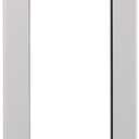 Ideal Pet Products Aluminum Pet Patio Door, Adjustable Height 77-5/8" to 80-3/8", 5" x 7" Flap Size, White