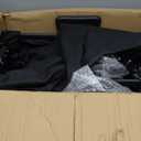 Wagon Stroller for 2 Kids, Baby Wagon Outdoor with Canopy, Collapsible with 5-Point Harnesses, Adjustable Handle & Pull Bar for Infants and Toddlers