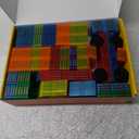 Gemmicc Magnetic Tiles, Deluxe 136 PCS Building Blocks Magnet Toys for Kids,3D Magnet Puzzles Stacking Blocks for Boys Girls,Huge Set with 2 Cars