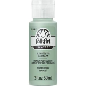 FolkArt Acrylic Paint in Assorted Colors (2 oz), 2621, Green Sea, 2 Fl Oz