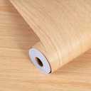 Wood Contact Paper for Cabinets 24" X 394" Wood Wallpaper Peel and Stick Oak Wood Grain Self-Adhesive & Removable Wallpaper for Countertop Furniture Kitchen Wall