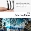 KALIYADI Polarized Sunglasses for Men and Women Semi-Rimless Frame Driving Sun glasses UV Blocking (B09-(2 Pack) Matte Brown | G15 | Golden Rim / Matte Black)