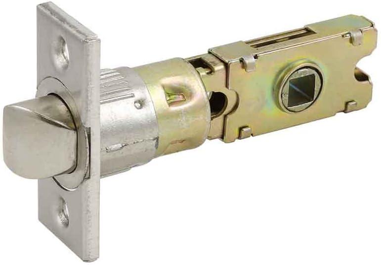 6-Way Replacement Square Spindle Passage Door Latch, Fits Emblem Series Locksets, Satin Nickel  Design House, 582213