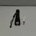 Rechargeable LED Flashlight, High Lumens XHP70 Tactical, Zoom, 5 Modes, Waterproof, 5000mAh Battery and Emergency Battery Kit, USB Output Power Supply for Outdoor, Emergency, Camping, Hiking