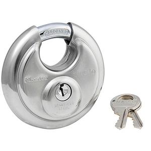 Master Lock 40DPF 12 Pack 2-3/4in. Wide Stainless Steel Discus Padlock