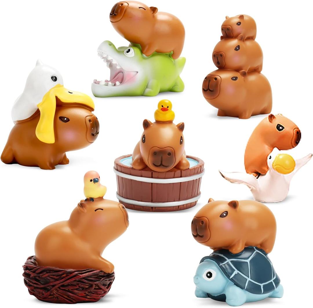 Capybara Series Blind Box Figures, Cute Capybara Mystery Bag Random Design Action Figures Collectible Toys Home Decorations, Holiday Birthday Gifts, Single Box