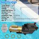 W3SP2615X20 2HP Super Pool Pump 115/230V Replacement for Hayward