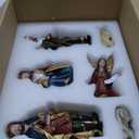 KI Store Christmas Nativity Set 11pcs Nativity Figurines 8-Inch Set Resin Status for Holiday Decoration Display (Large)
