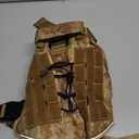 Heavy-Duty Tactical Dog Harness for Large Dogs, No Pull Adjustable Reflective Pet Vest with Molle System, K9 Military-Grade Control for Service Training, Outdoor & 10+ Breeds, Khaki Camo, X-Large