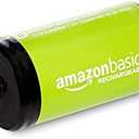Amazon Basics Rechargeable D Cell Batteries, 4-Pack, NiMH, 10000 mAh, Recharge up to 1000x Times, Pre-Charged