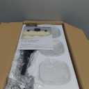 Espird Matte Black Bathroom Vanity Light, 3-Light Vanity Lighting fixtures Over Mirror, Square Design & UL Certification, Wall Sconces with Clear Glass Shades, E26 Socket (Bulbs Not Included)