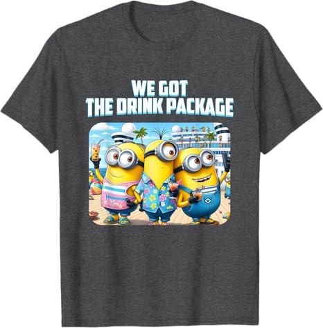 "We Got the Drink Package" Cruise T-Shirt, L