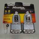 Master Lock M1XTLF Magnum Heavy Duty Padlock with Key, 2 Pack Keyed-Alike